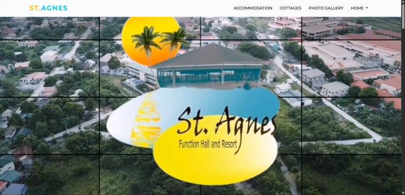 St. Agnes Function Hall and Resort Website